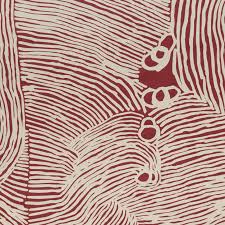 Red + Cream Fabric
